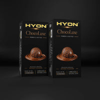 ChocoHeat Ribbed & Dotted Condoms for Men – Pack of 10