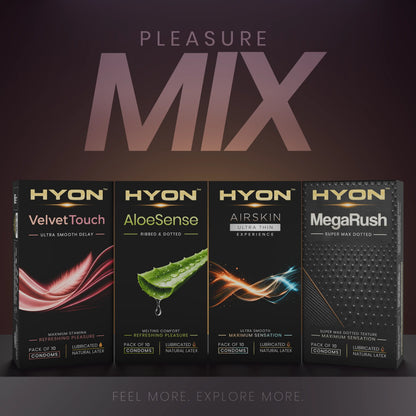 HYON Pleasure Mix – Condom Variety Combo Pack