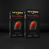 BerryBliss Strawberry Flavoured Dotted Condoms for Men – Pack of 10